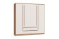 Armario ASTOR 4 Puertas 4 Cajones Roble y Blanco roto