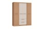Armario ASPEN 4 Puertas 2 Cajones Roble y Blanco roto Armario ASPEN 4 Puertas 2 Cajones Roble y Blanco roto