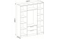 Armario ASPEN 4 Puertas 2 Cajones Roble y Blanco roto Armario ASPEN 4 Puertas 2 Cajones Roble y Blanco roto