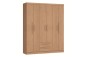 Armario MALI 6 Puertas batientes 2 Cajones Roble Armario MALI 6 Puertas batientes 2 Cajones Roble