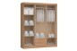 Armario MALI 6 Puertas batientes 2 Cajones Roble Armario MALI 6 Puertas batientes 2 Cajones Roble