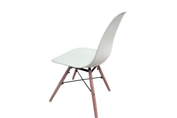 Conjunto de 4 sillas  de diseño nórdico en Color Blanco
