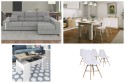 Pack AHORRO Salón: Mesa TUSCANY + Sofá OSCAR Dcha Gris