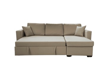 Sofá Chaise Longue Cama bege ao MELHOR PREÇO