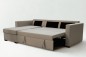 Sofá Chaise Longue Cama LISBOA Bege REVERSÍVEL