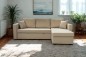 Sofá Chaiselongue Cama LISBOA Beige REVERSIBLE