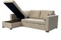 Sofá Chaise Longue Cama LISBOA Bege REVERSÍVEL