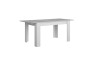 Mesa de jantar extensível ASTRID Cimento e Branco Mesa de jantar extensível ASTRID Cimento e Branco