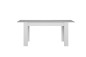 Mesa de jantar extensível ASTRID Cimento e Branco Mesa de jantar extensível ASTRID Cimento e Branco