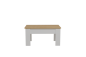 Mesa de centro elevatória VIKA Carvalho Artisan e Branco