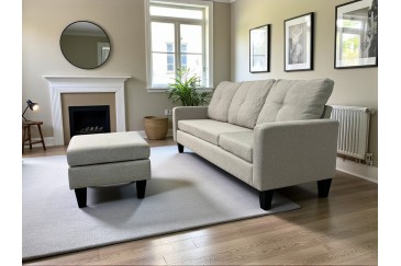 Sofá Chaise Longue de Design reversível cor BEGE ao MELHOR PREÇO