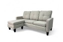 Sofá Chaise Longue SOPHY Bege Reversível