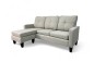 Sofá Chaise Longue SOPHY Bege Reversível