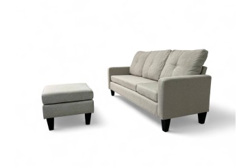 Sofá Chaise Longue de Design reversível cor BEGE ao MELHOR PREÇO