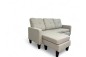 Sofá Chaiselongue SOPHY Beige Reversible