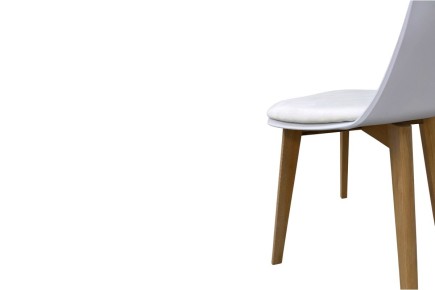 Conjunto de 4 Cadeiras CLASS de Design em Cor Branca