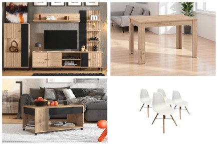 Pack Ahorro muebles de salón AVIGNON en ATRAPAmuebles