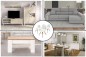 Pack POUPANÇA Sala NESS + Mesa TUSCANY + Sofá OSCAR Dta. Cinza