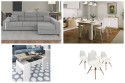 Pack AHORRO Salón: Mesa TUSCANY + Sofá OSCAR Dcha Gris