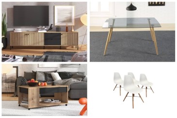 Pack Ahorro muebles de salón MAYENNE en ATRAPAmuebles