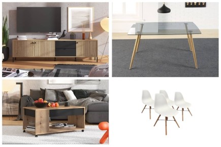 Pack Ahorro muebles de salón MAYENNE en ATRAPAmuebles