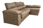 Sofá Chaiselongue NAPOLI REVERSIBLE Marrón Claro