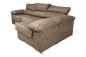 Sofá Chaiselongue NAPOLI REVERSIBLE Marrón Claro