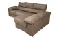 Sofá Chaiselongue NAPOLI REVERSIBLE Marrón Claro