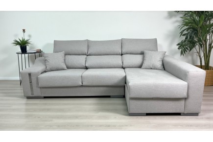 Chaiselongue Derecha OSCAR Gris Perla