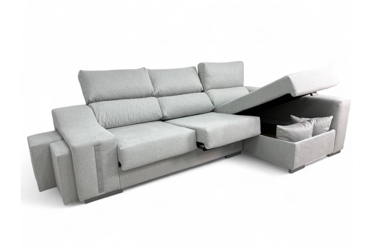 Chaiselongue Derecha OSCAR Gris Perla