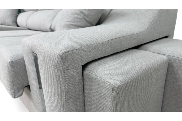 Chaiselongue Izquierda OSCAR Gris Perla