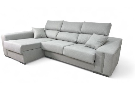 Chaise Longue Esquerda OSCAR Cinzento Pérola Jaspeado