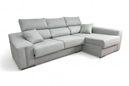 Chaiselongue Derecha OSCAR Gris Perla jaspeado