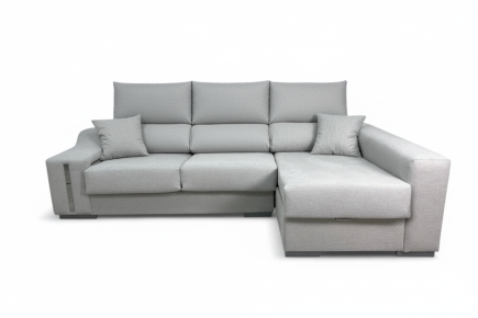 Chaise Longue Direita OSCAR Cinza Pérola