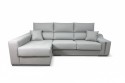 Chaiselongue Izquierda OSCAR Gris Perla Jaspeado