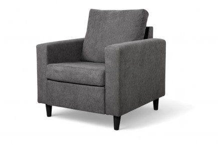 Sillón de diseño de color GRIS al MEJOR PRECIO