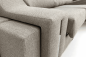 Chaiselongue Derecha OSCAR Marrón topo jaspeado