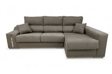 Chaiselongue Derecha OSCAR Marrón topo jaspeado