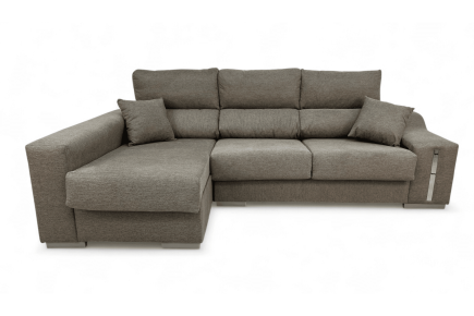 Chaiselongue Izquierda OSCAR Marrón topo jaspeado