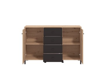 Aparador AVIGNON 138 cm 2 Puertas + 4 cajones al mejor precio