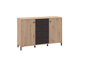 Aparador AVIGNON 138 cm 2 Portas + 4 Gavetas AO MELHOR PREÇO