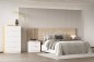 Quarto de casal MIRNA Carvalho e Branco