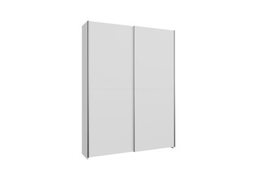 Armário de 2 portas de correr 150 cm na cor Branco