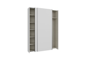 Armario 2 puertas correderas 150 cm en color Blanco