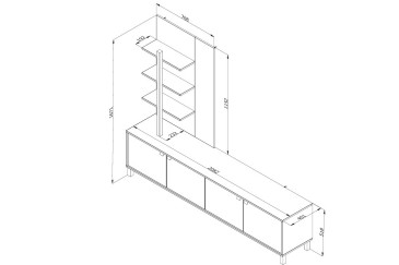 Mueble de salón TV MARGATE