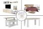 Piso completo 29 - ATLANTA COUPLE (Pack Mesa + 4 Sillas BLANCAS)