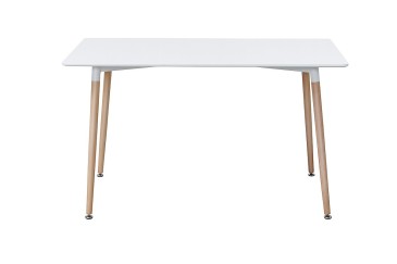 Mesa de jantar NORDIC 120 branca retangular
