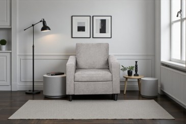 Sillón de diseño de color GRIS al MEJOR PRECIO
