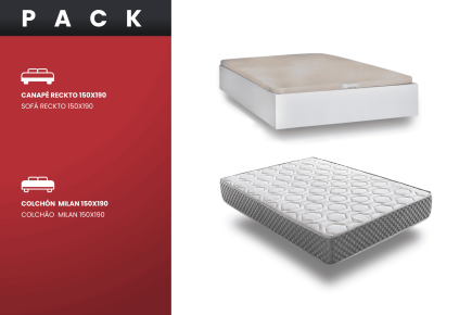 Pack Canapé abatível RECKTO + Colchão MILAN 150