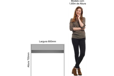 Secretária com gaveta INFINITY Branca | Compra online